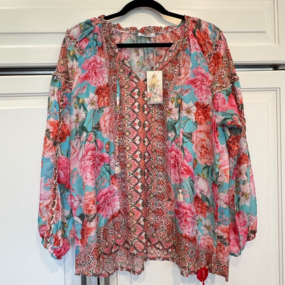 Johnny Was Rose Narcisa Blouse